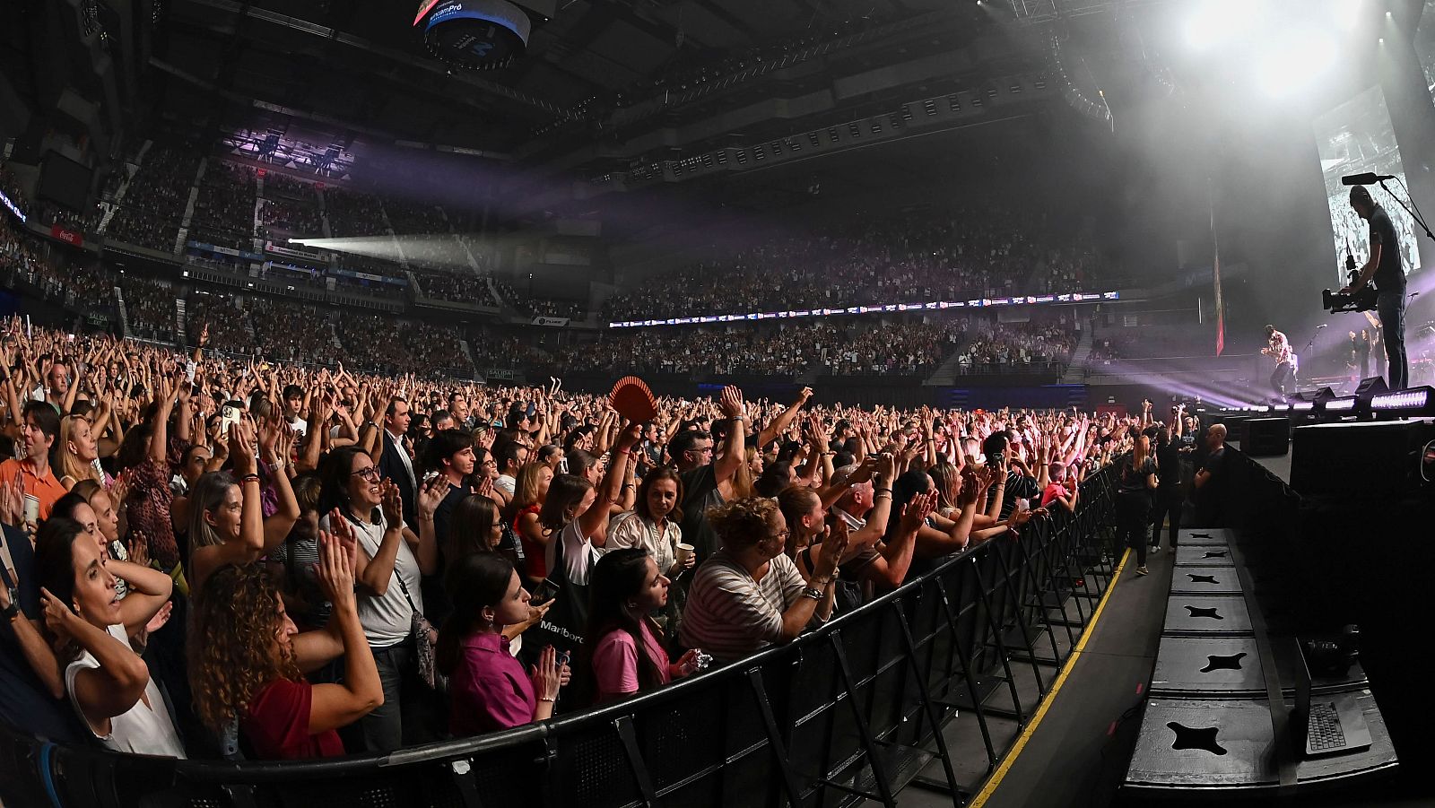 Imagen de un concierto en el Movistar Arena de Madrid.