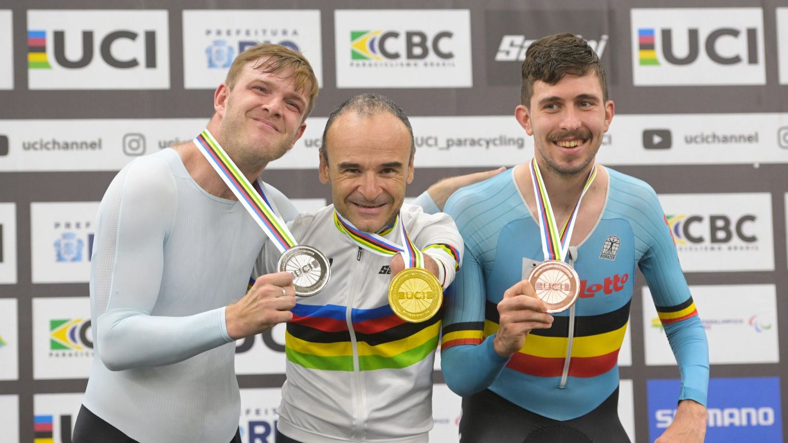Ricardo Ten conquista su segundo maillot arcoíris del Mundial de pista adaptado