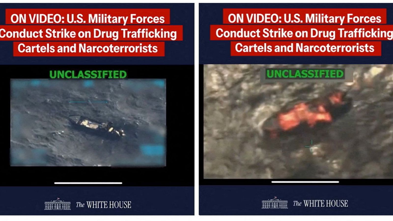 EE.UU. repatría a Ecuador y Colombia a los dos supervivientes de un ataque contra un submarino con narcotraficantes