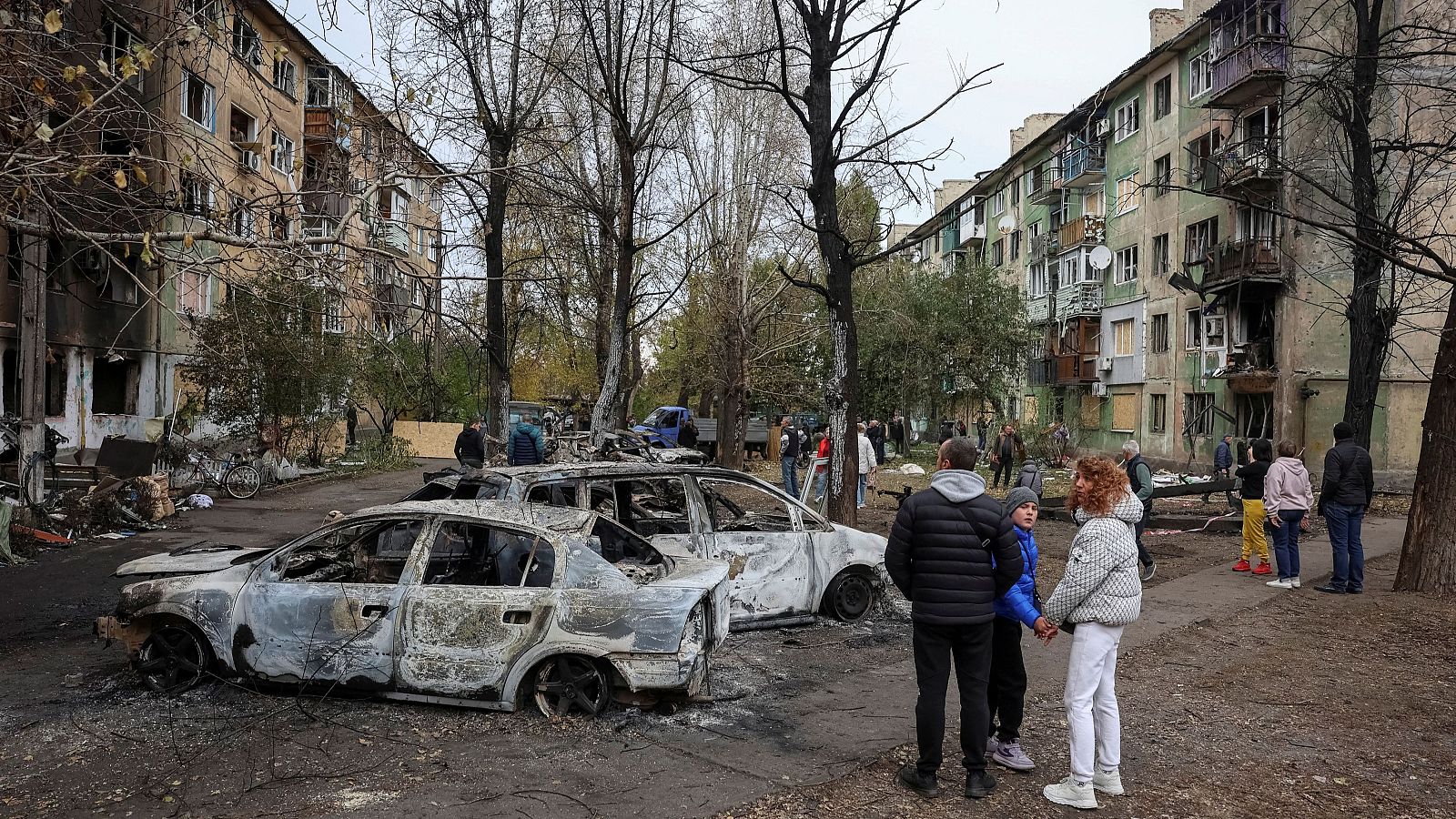 La localidad de Shakhtarske en la región de Dnipropetrovsk