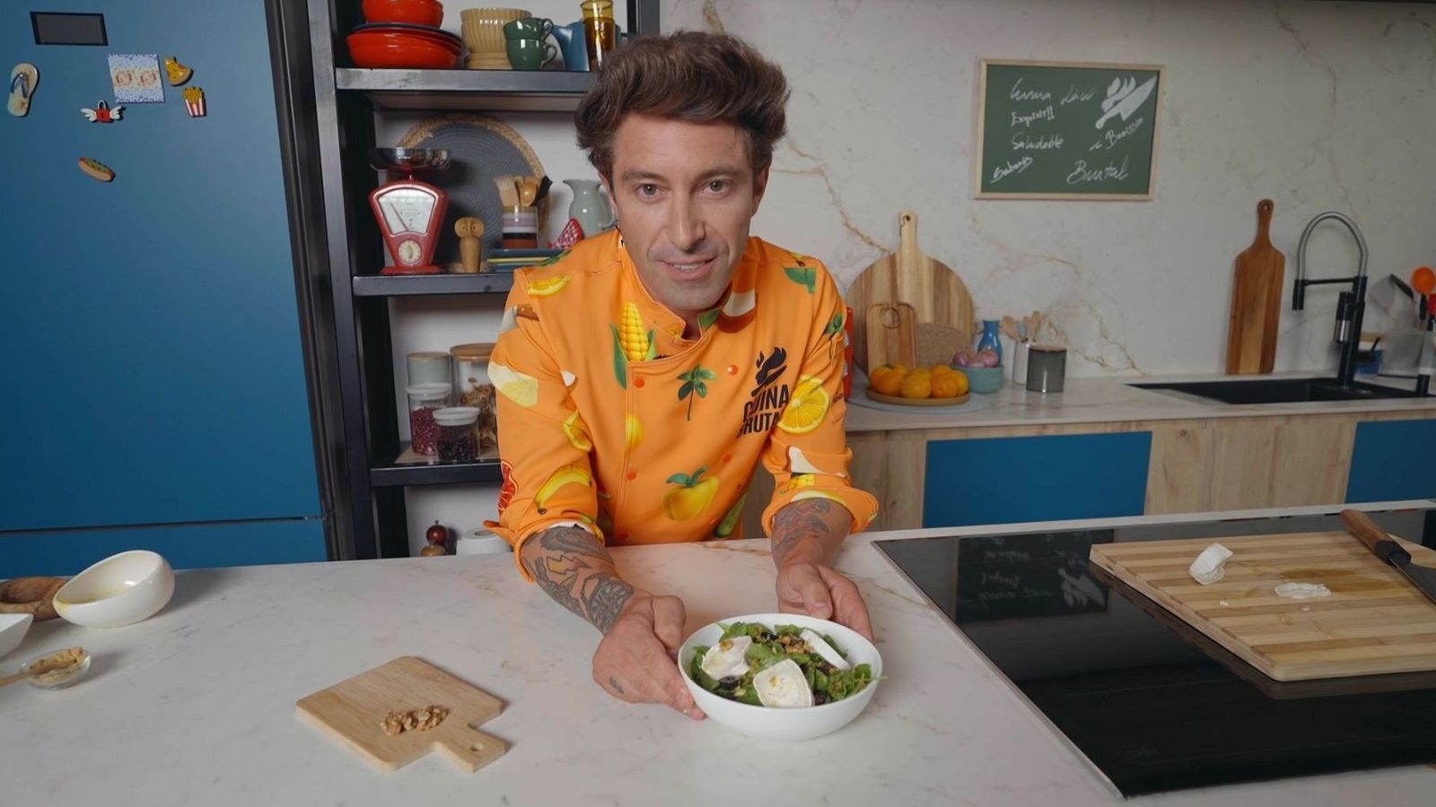 La recepta d’amanida de ruca, mango i formatge de cabra del Chef Bosquet