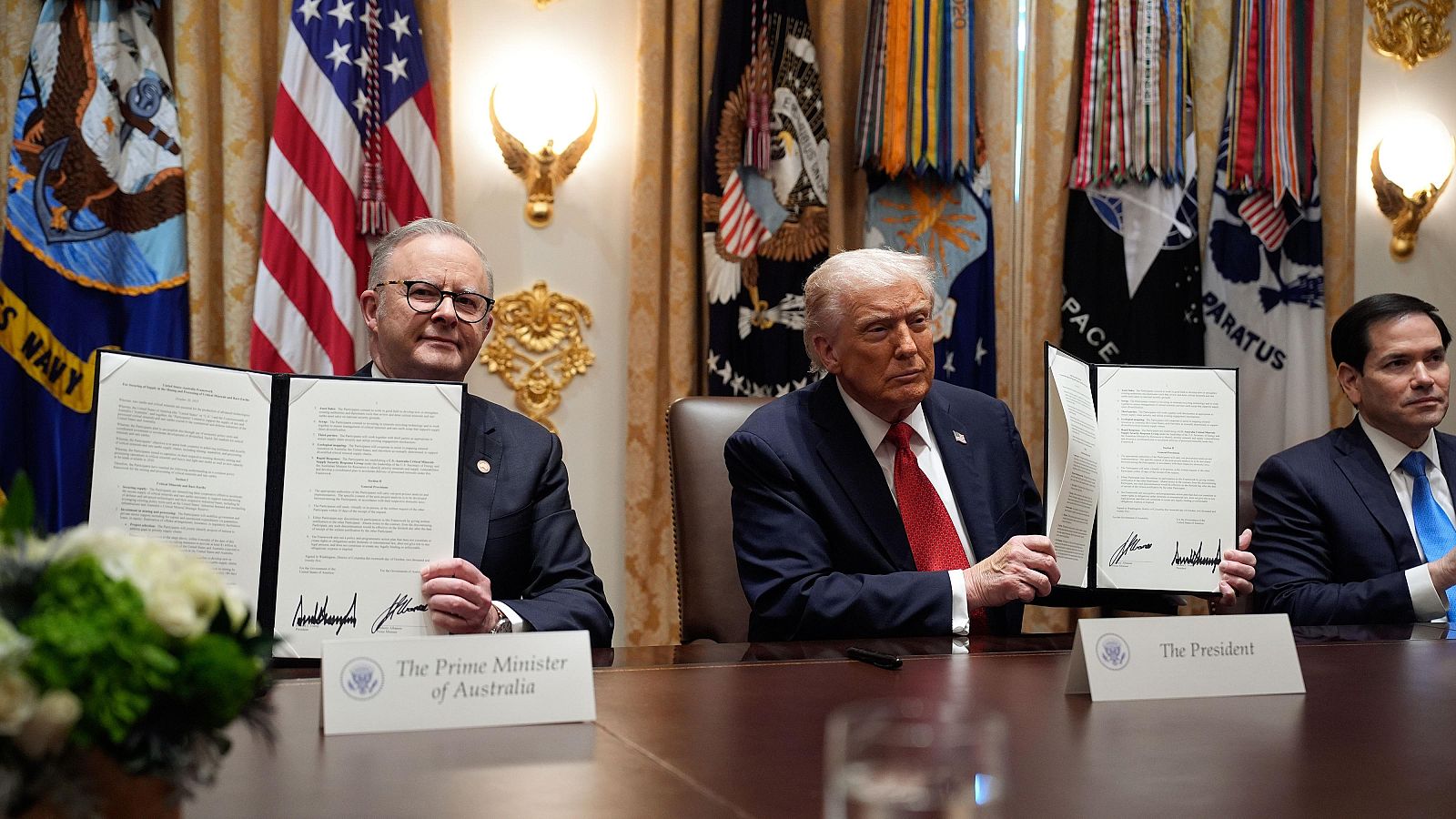 Estados Unidos y Australia firman un acuerdo sobre minerales críticos y tierras raras para reducir su dependencia de China