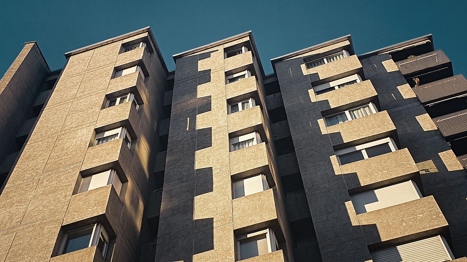 Bloque de edificios en Girona