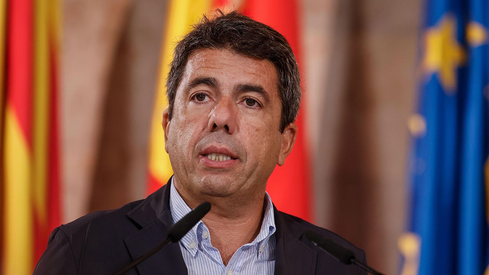 El presidente de la Comunidad Valenciana, Carlos Mazón