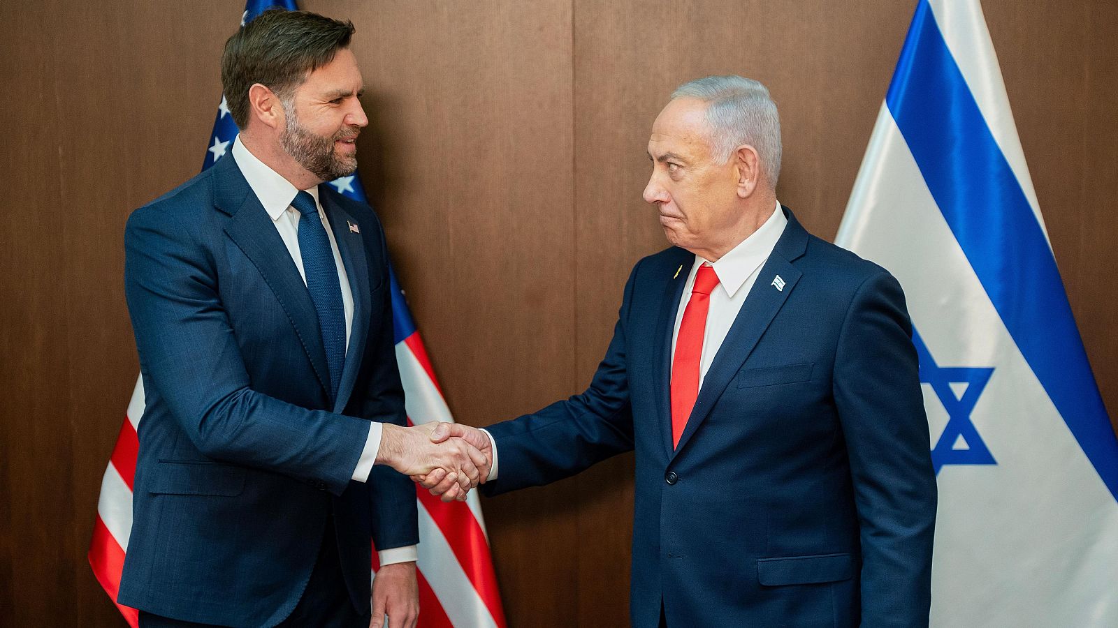 J.D. Vance y Netanyahu se reúnen en Jerusalén en un intento por mantener el frágil alto el fuego en Gaza