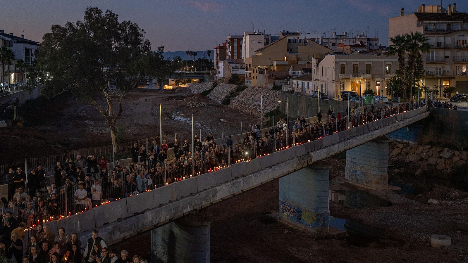 Aniversario de la dana: Barranco del Poyo en Paiporta.