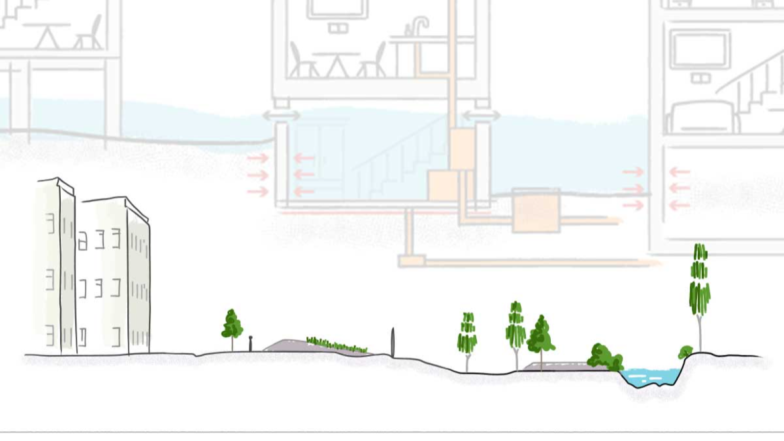 Un año después de la dana de Valencia, las propuestas arquitectónicas para construir contra inundaciones van desde elevar las zonas habitables de los edificios hasta la creación de zonas de laminación que reducen el caudal de las riadas.