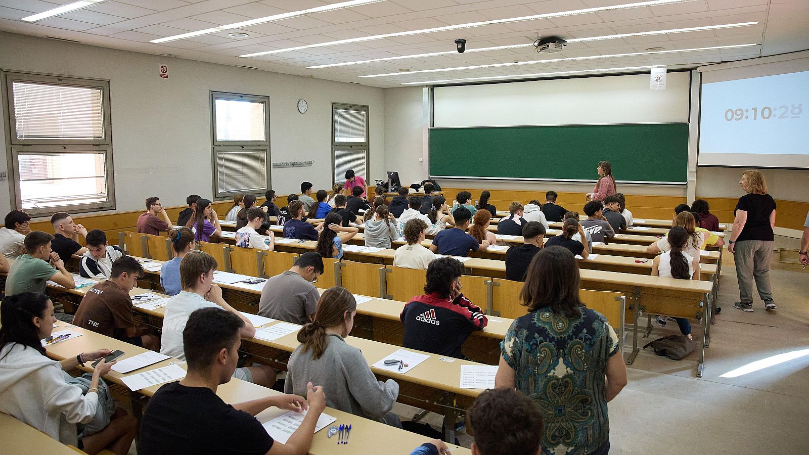 Pruebas de acceso a la universidad en Madrid, en junio de 2024