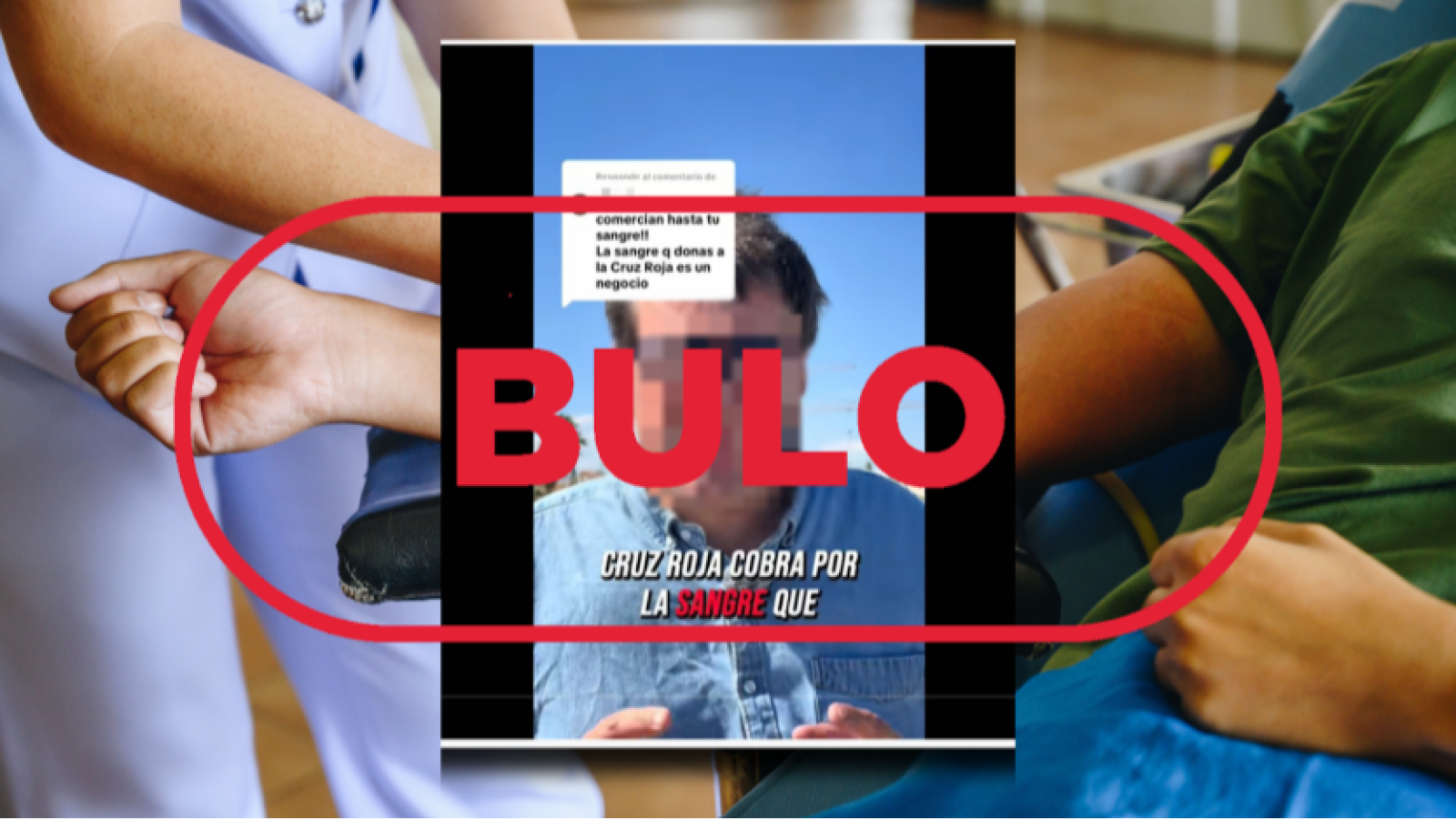 Cruz Roja no vende la sangre que donas, es un bulo