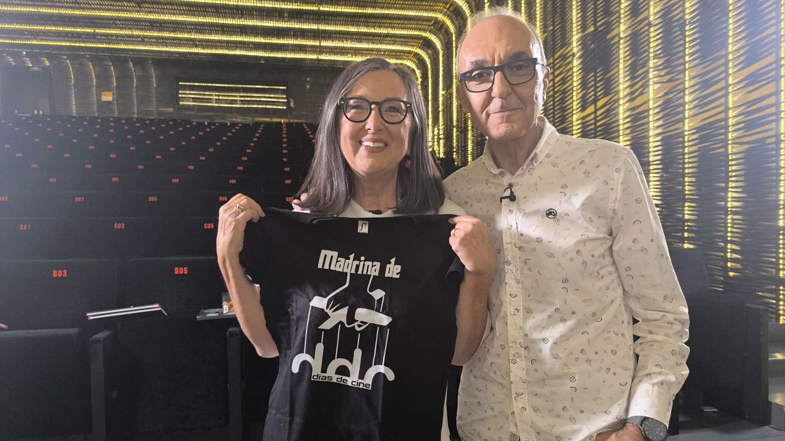 Chelo Loureiro, con Gerardo Sánchez