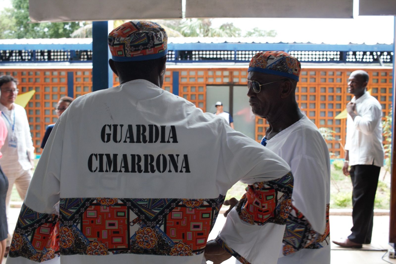Guardia cimarrona en San Basilio de Palenque (Colombia).