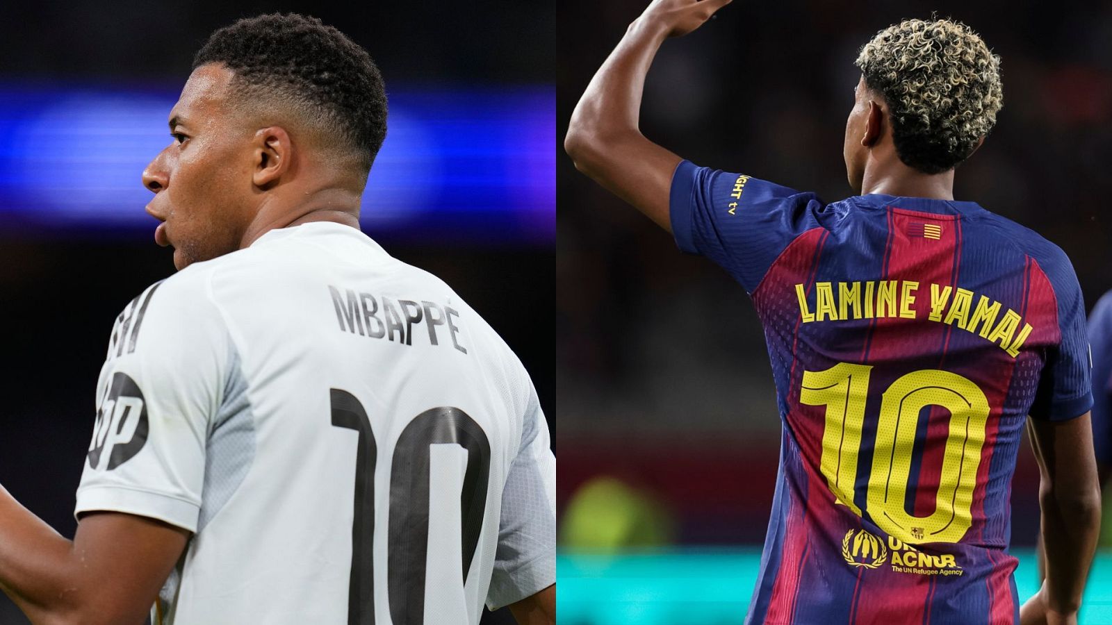 Real Madrid - Barcelona: Kylian Mbappé y Lamine Yamal