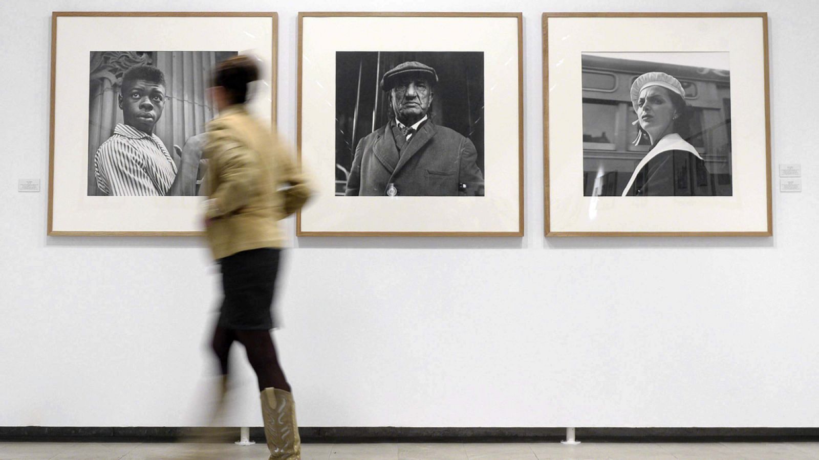 Imagen de archivo de una muestra sobre Vivian Maier expuesta en Valladolid.