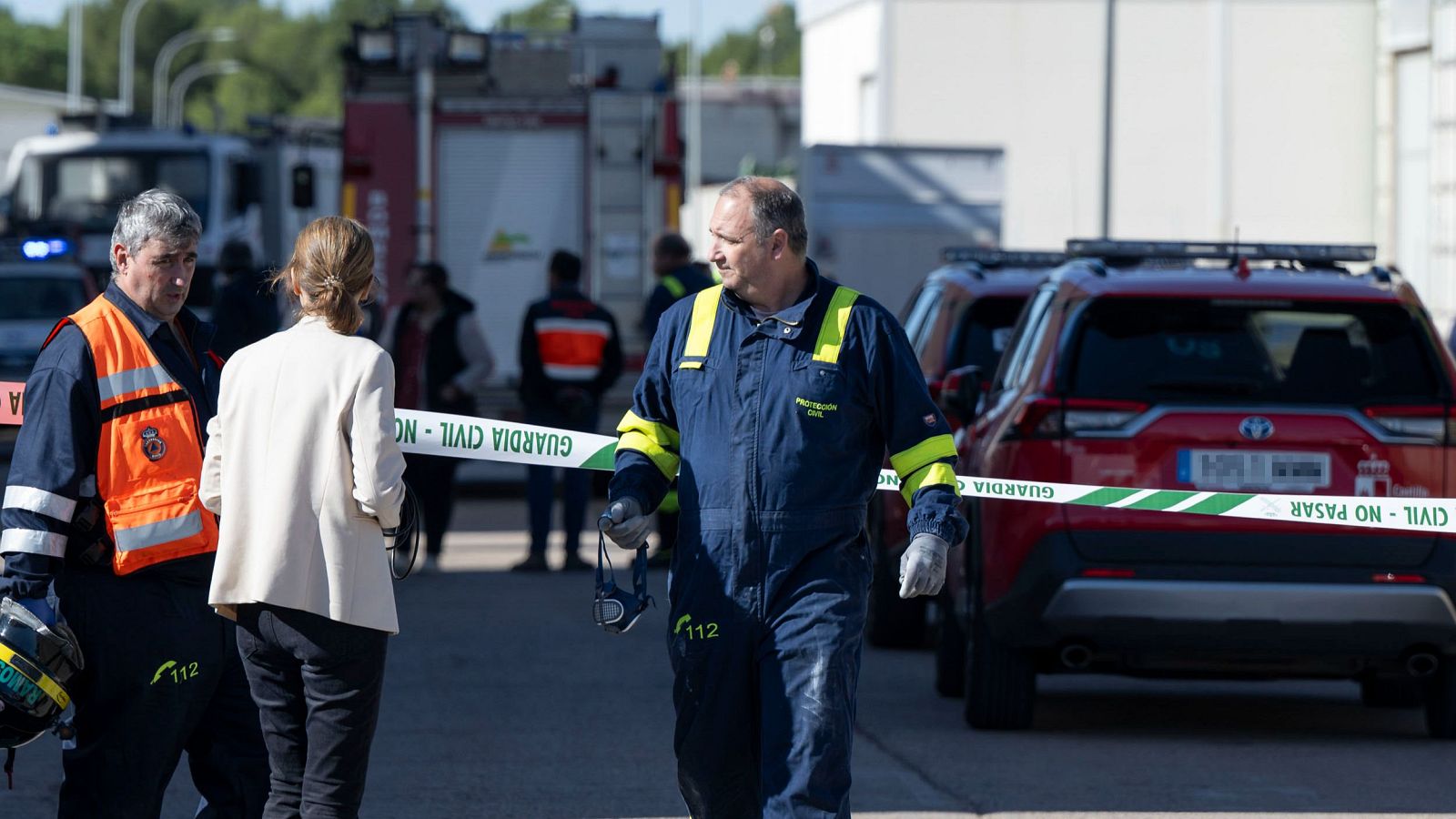 Tres personas han resultado heridas muy graves en una explosión en una empresa de tratamiento de residuos sanitarios en Socuéllamos (Ciudad Real)