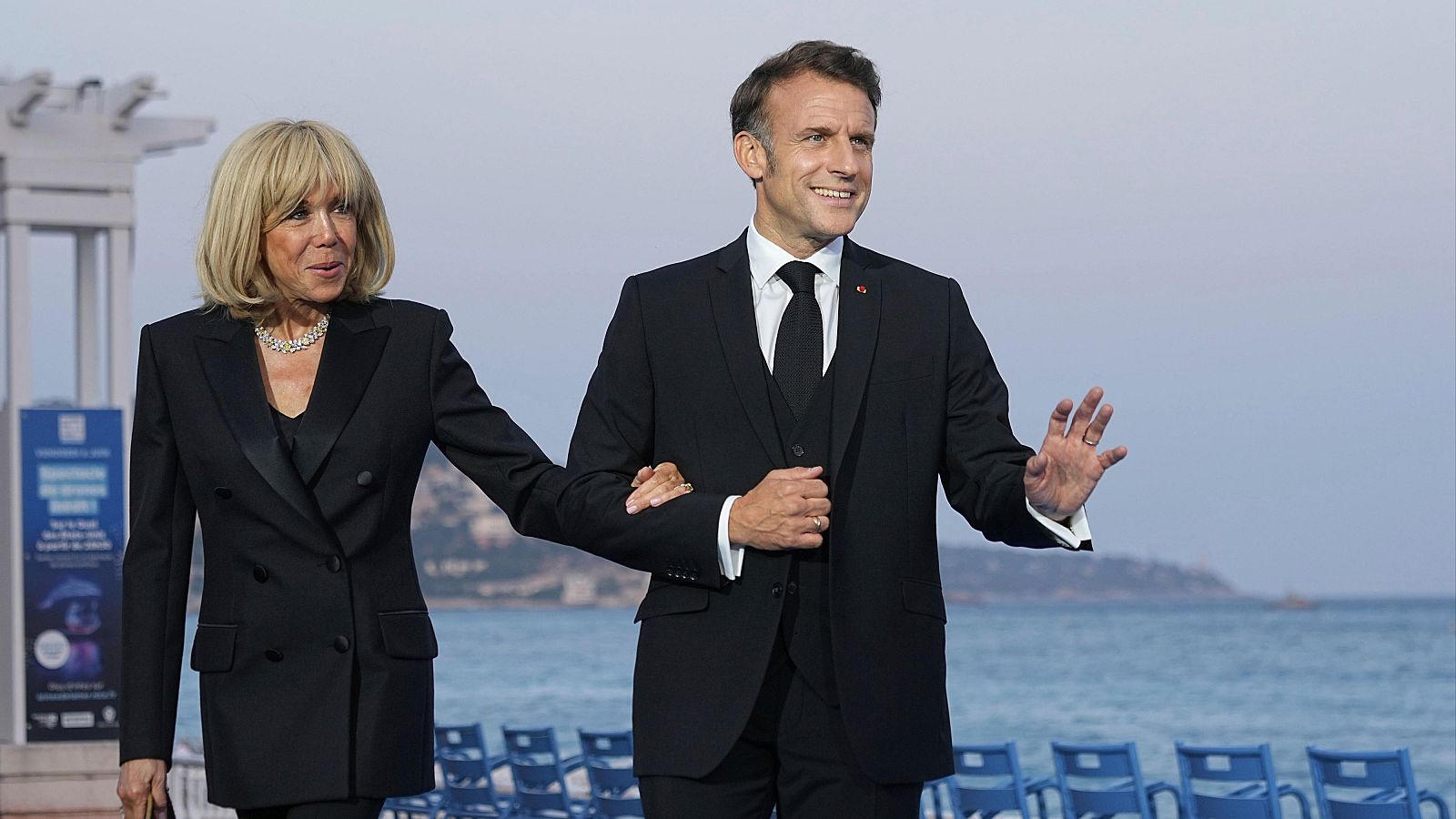 Emmanuel Macron y su mujer Brigitte en una imagen de archivo