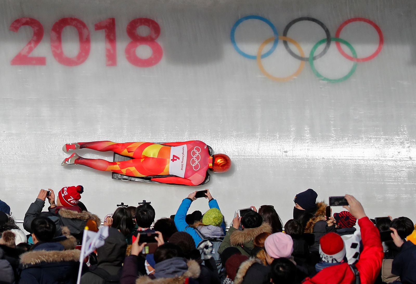 Última bajada de Mirambell en el Centro de Deslizamientos de Pyeongchang