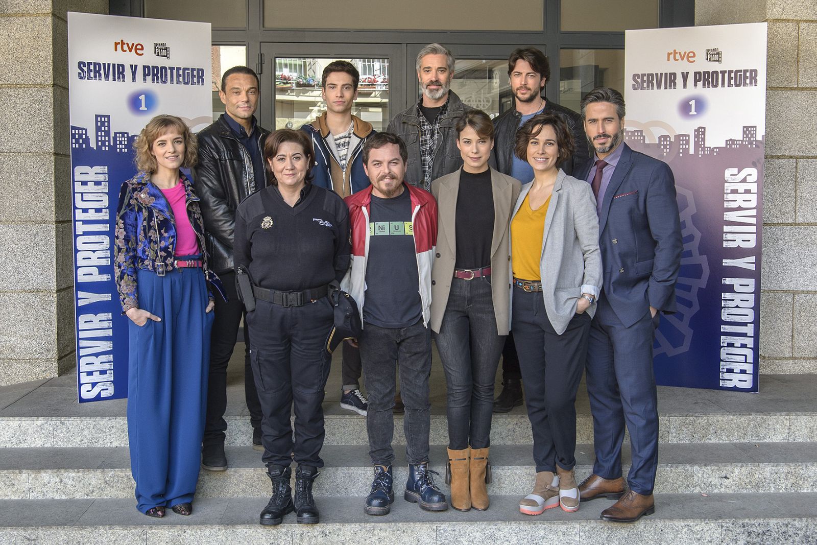 Presentación de los nuevos actores de 'Servir y proteger'