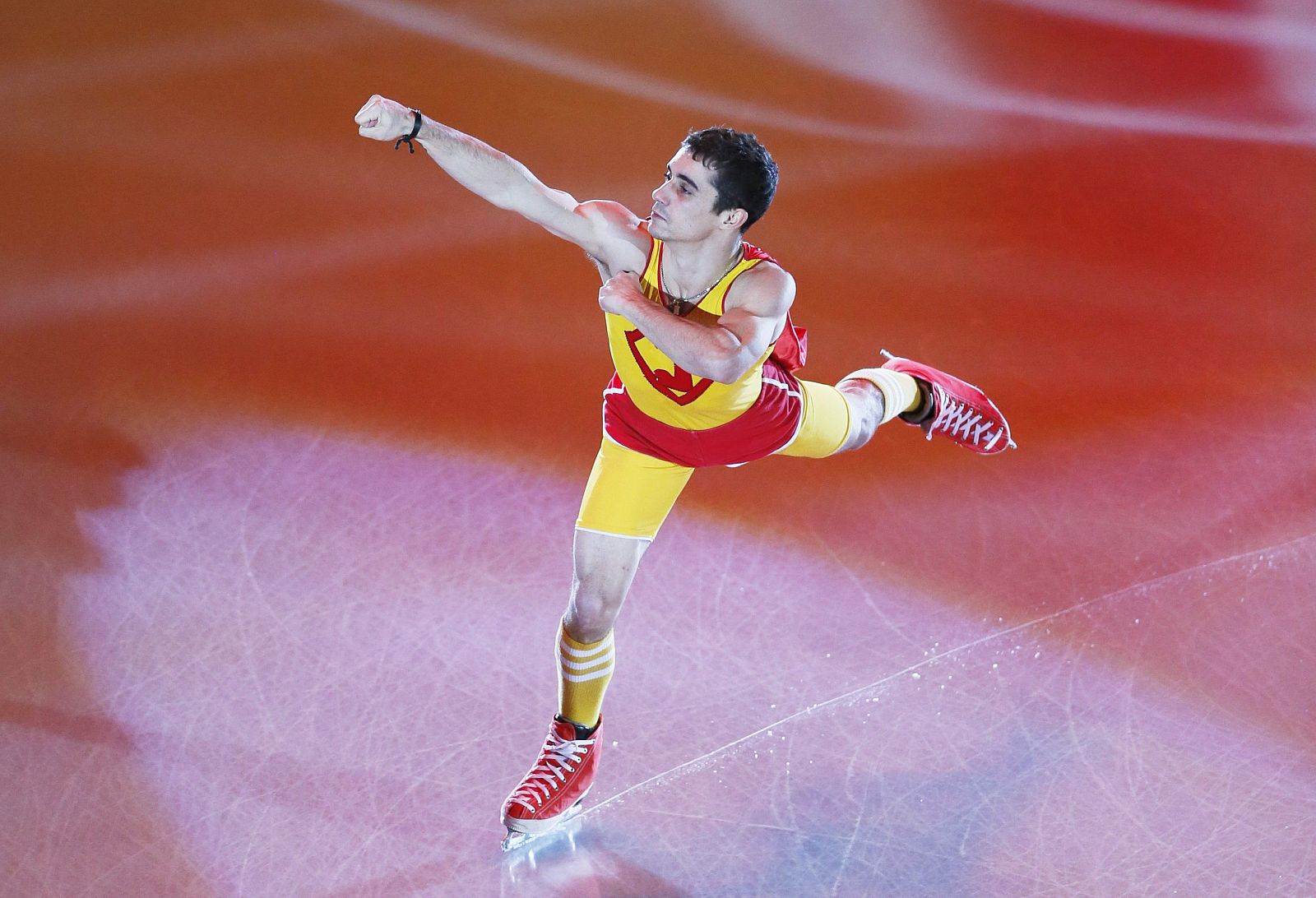 Fernández, en la exhibición del Grand Prix disputada en Moscú en 2013