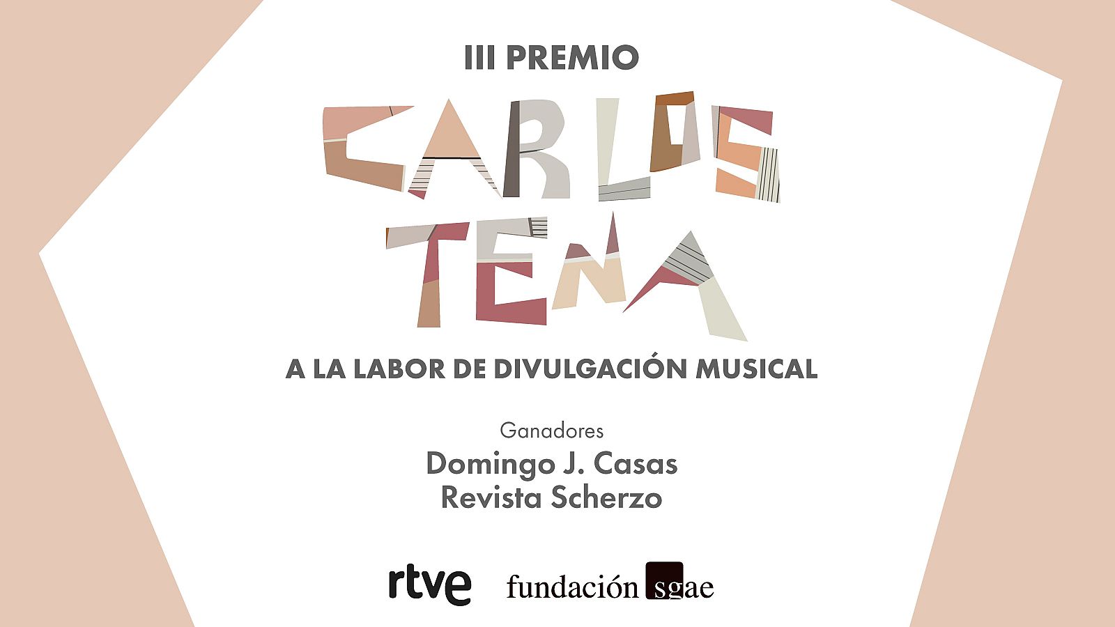 Cartel Premio a la Divulgación Musical Carlos Tena 2025