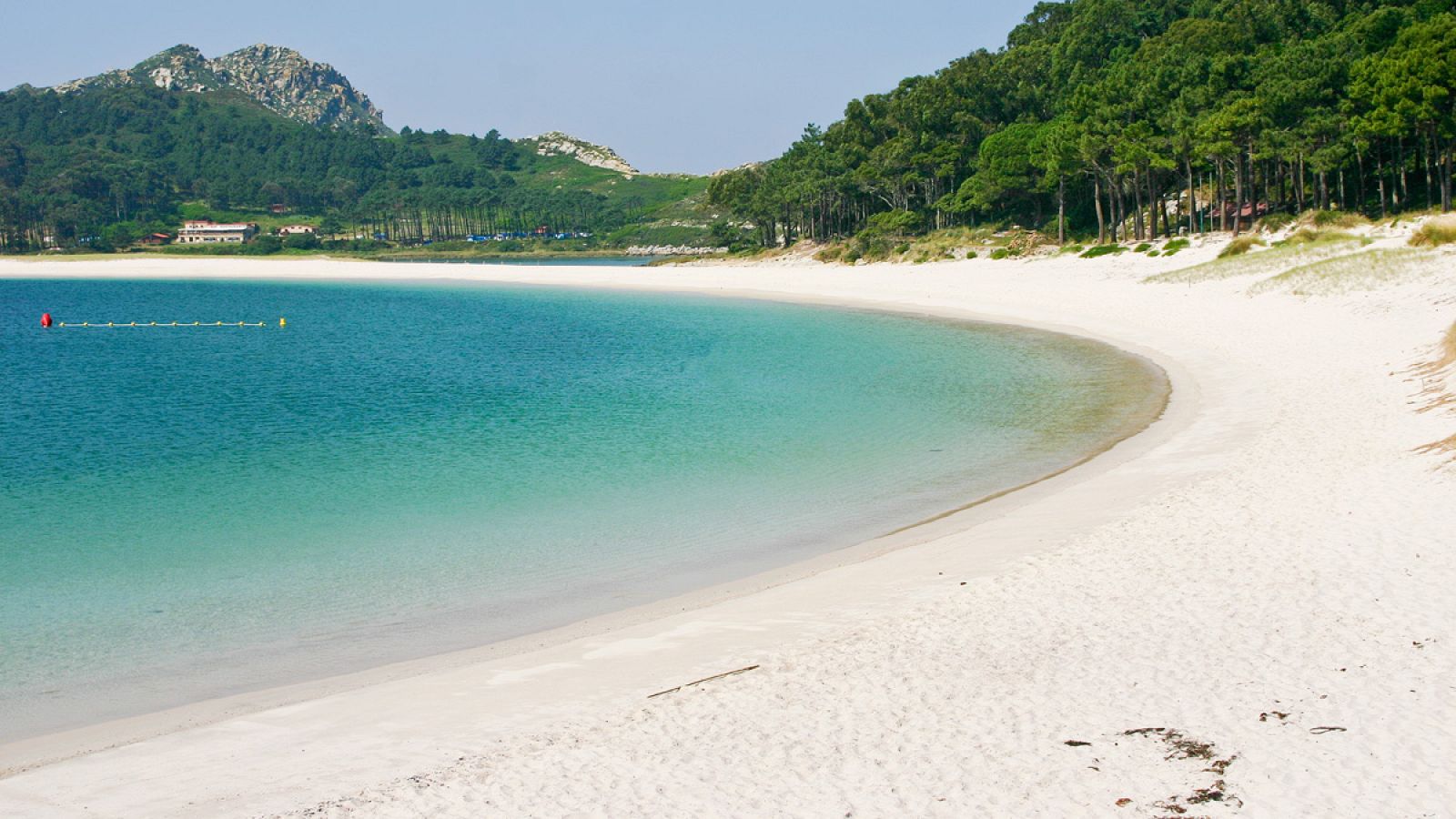 Playa de Rodas en las islas Cíes