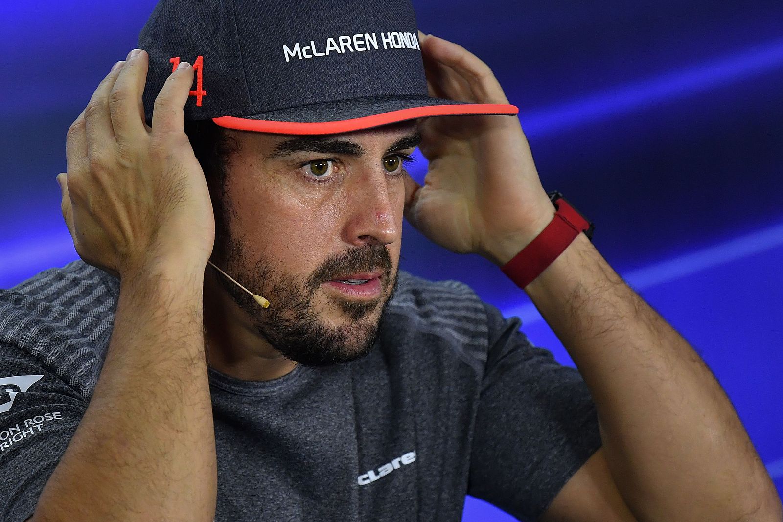 El piloto español de McLaren, Fernando Alonso.