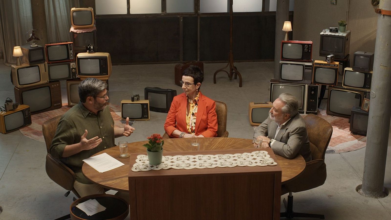 Carme Ruscalleda i Emilio Pérez de Rozas amb Xavi Bundó