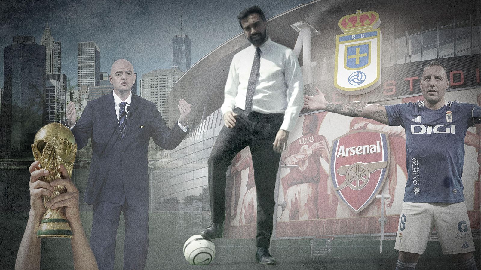 Zohran Mamdani: accionista del Real Oviedo, hincha del Arsenal y crítico con la FIFA y los precios del Mundial 2026 durante su campaña.