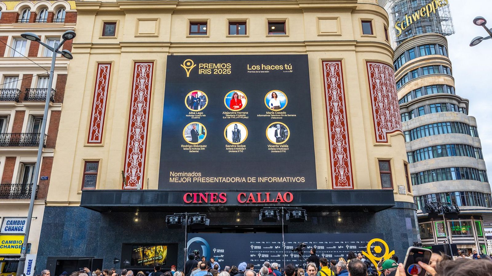 Anuncio de los Premios Iris en Callao
