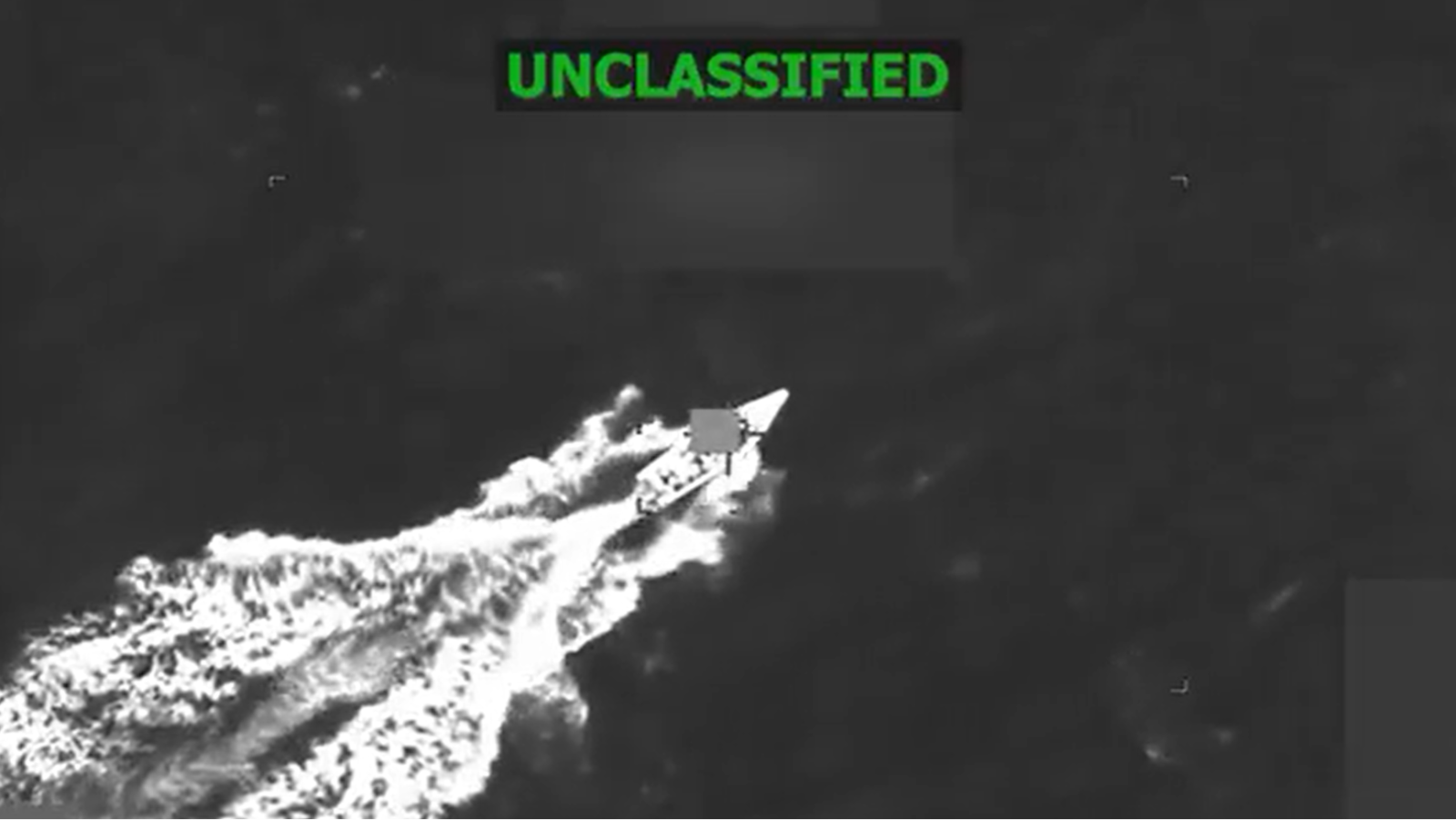 Fotografía de un nuevo ataque contra un buque que supuestamente estaba operado por una organización terrorista