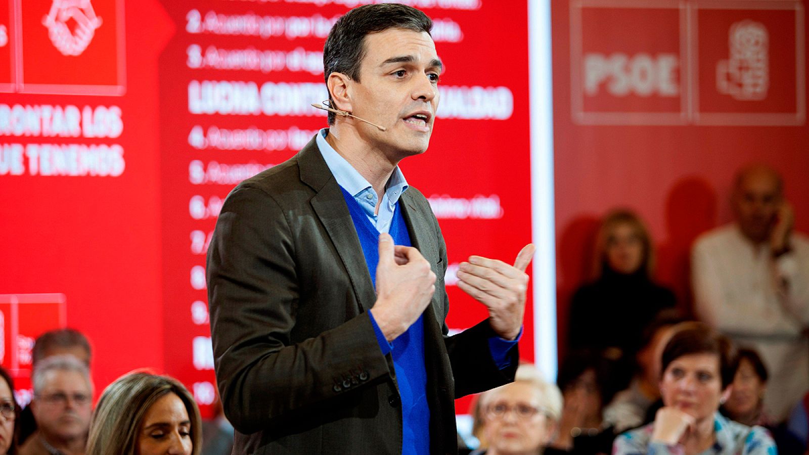 El secretario general del PSOE, Pedro Sánchez