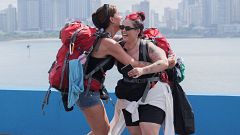 Hasta el fin del mundo | Andrea Compton y Jedet, ganadoras de la primera etapa: Así fue su duro camino hasta el check point
