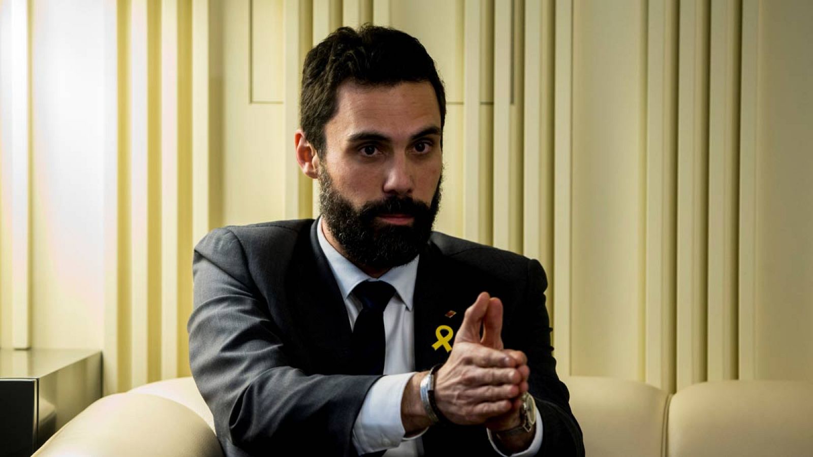 Roger Torrent, presidente del Parlament de Cataluña