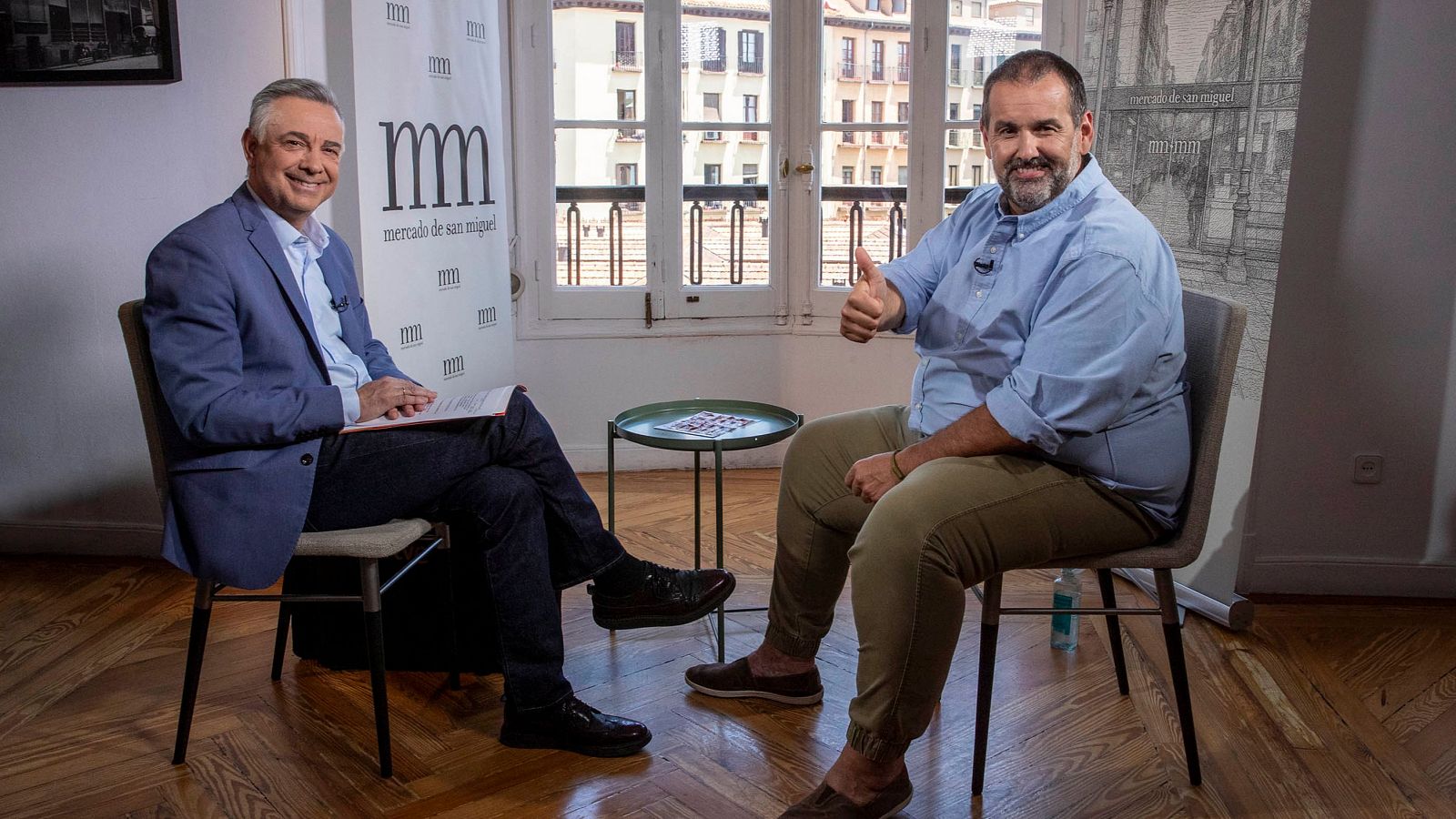 David de Jorge con Jenaro Castro