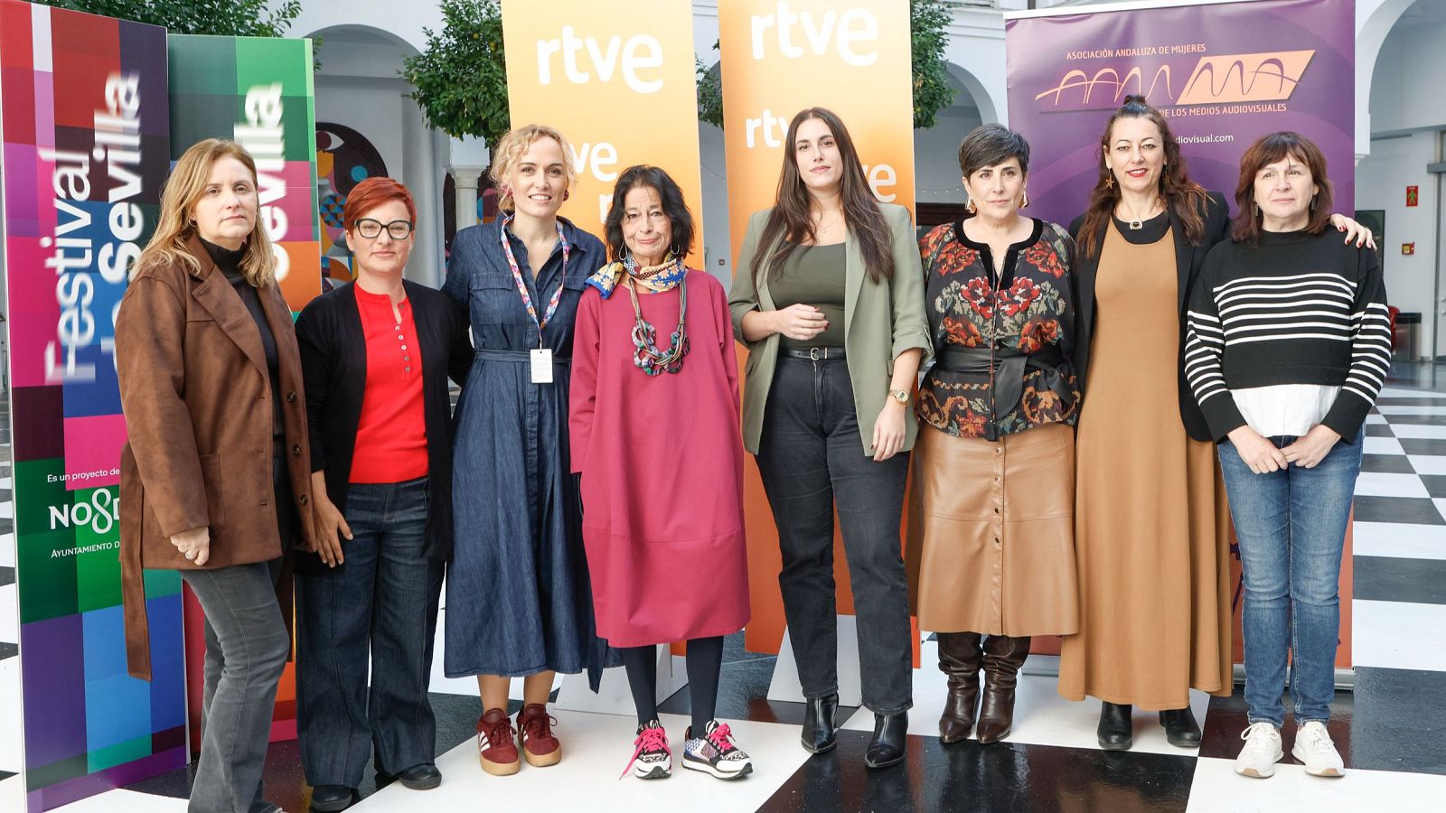 La participantes en el encuentro, celebrado este miércoles en Sevilla