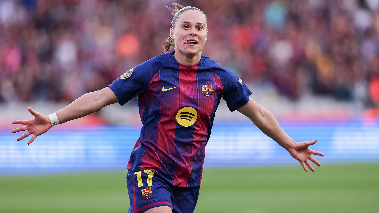 Ewa Pajor ha sido la protagonista del clásico con sus dos goles.