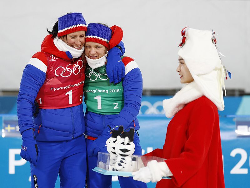 Marit Bjoergen entra en la historia olímpica con su decimocuarta medalla