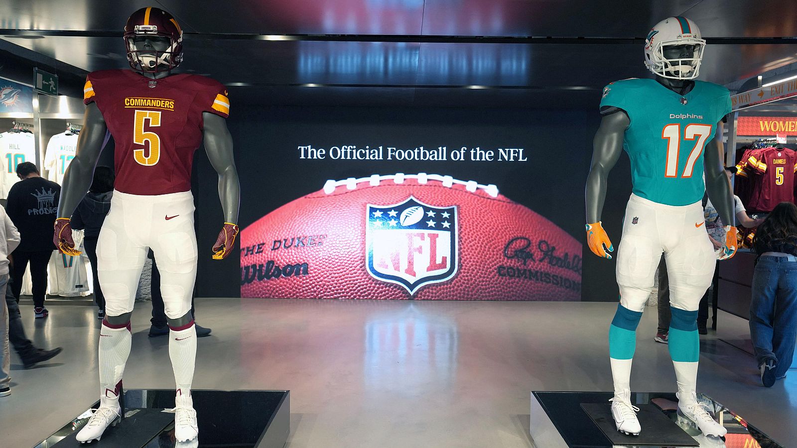 Commanders - Dolphins: primer partido de la NFL en España