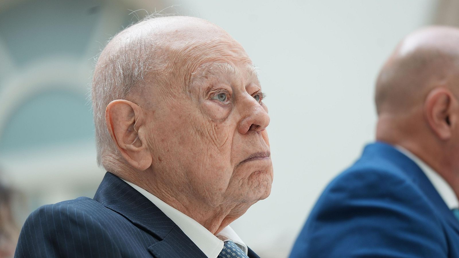 L'expresident de la Generalitat Jordi Pujol durant l'acte de lliurament del XIX Premi Agustí Juandó i Royo al Parlament el passat 17 de setembre