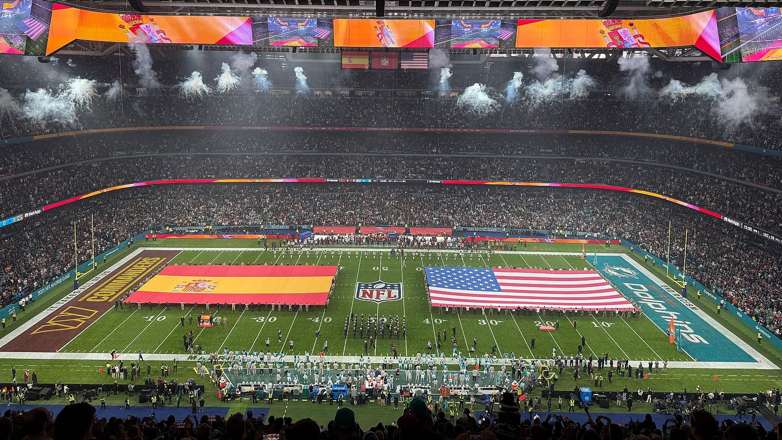 La NFL aterrizó en España por primera vez