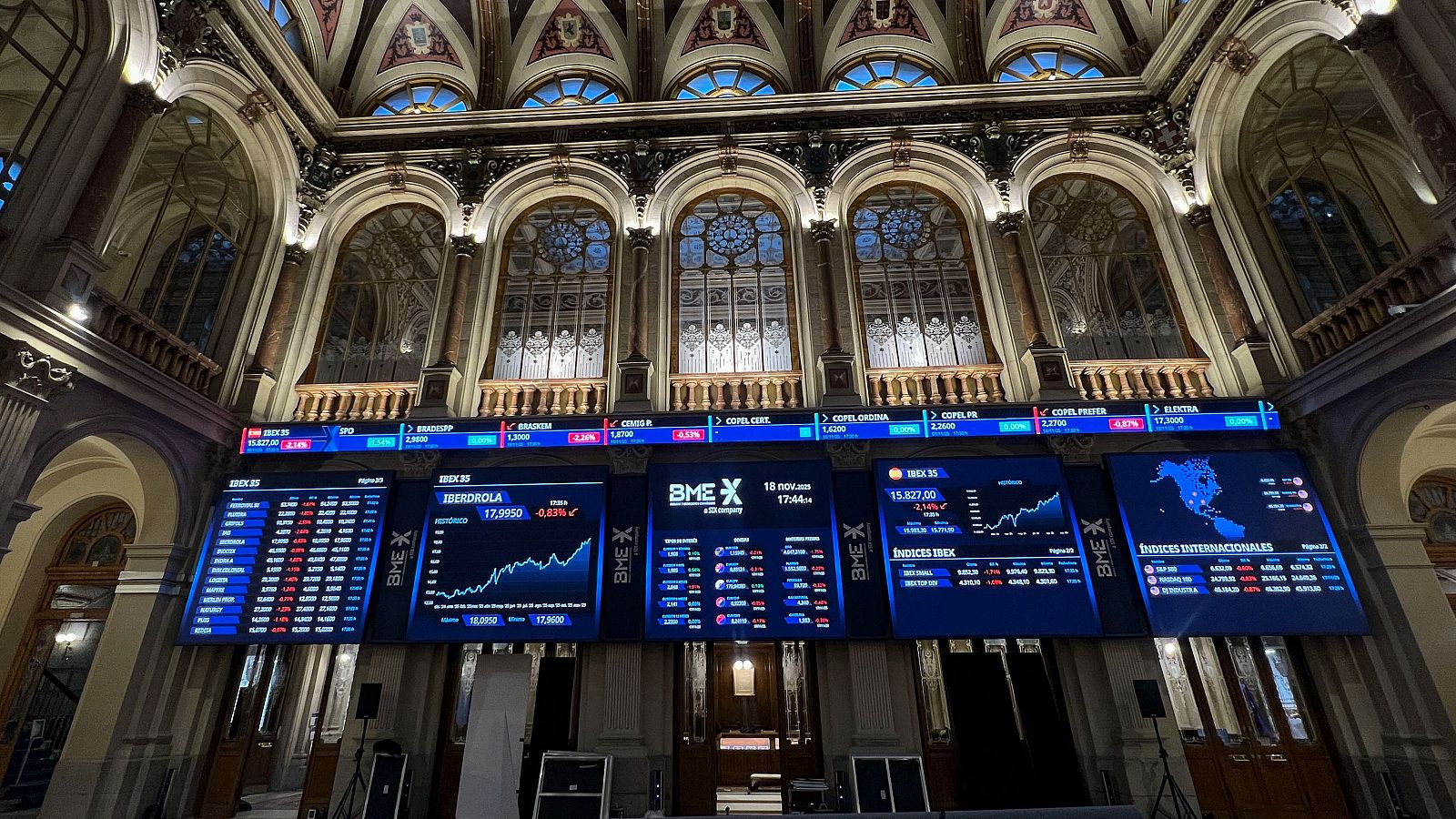 El Ibex 35 recupera los 16.000 puntos tras los resultados récord de Nvidia