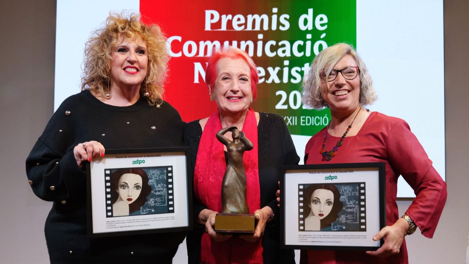 Sílvia Tarragona, Rosa María Calaf y Carolina Pecharromán
