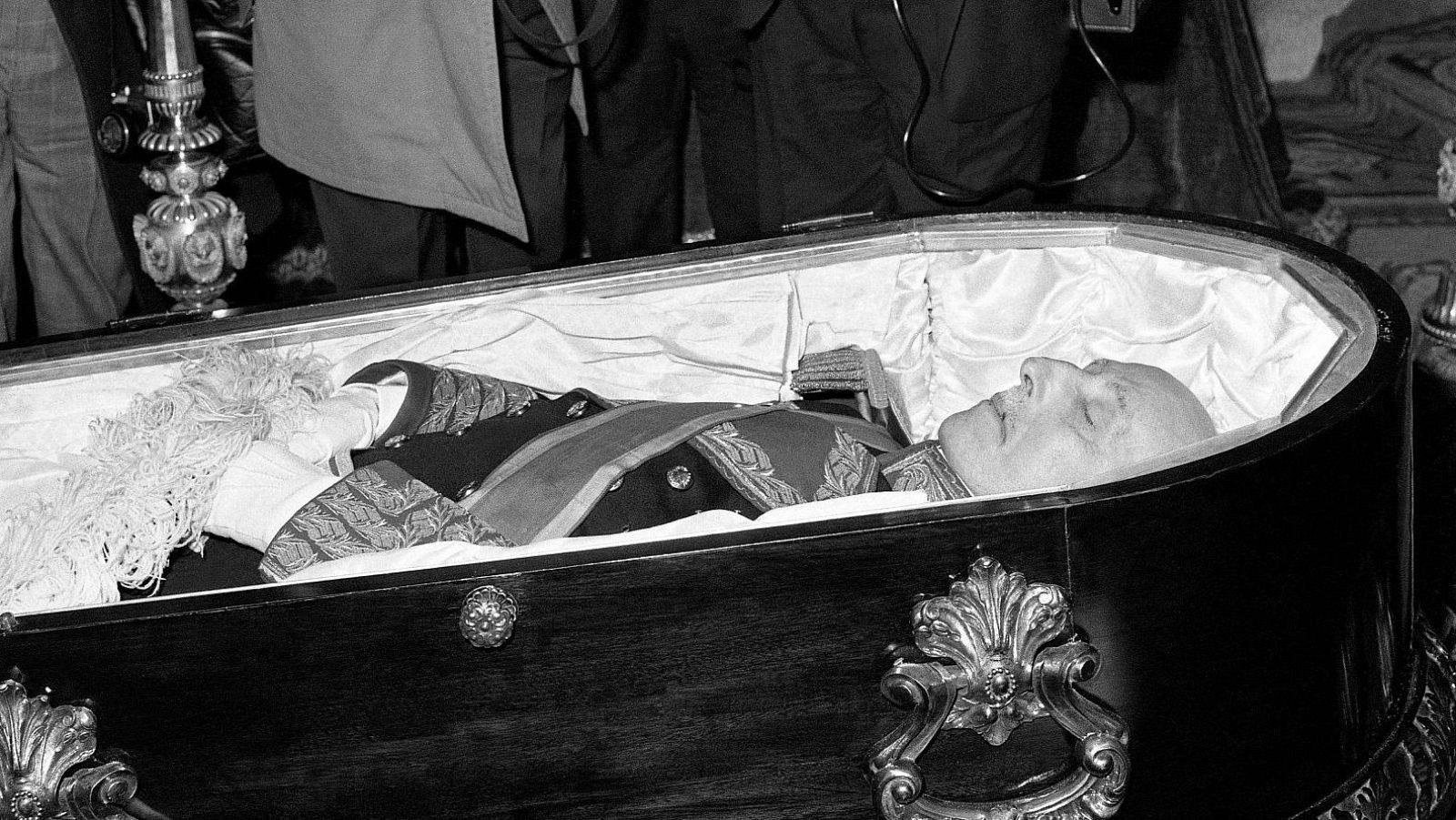 Les restes mortals de Francisco Franco, a l'església del Palau del Pardo