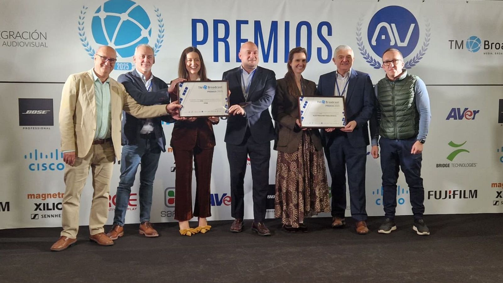 RTVE en los V Premios TM Broadcast