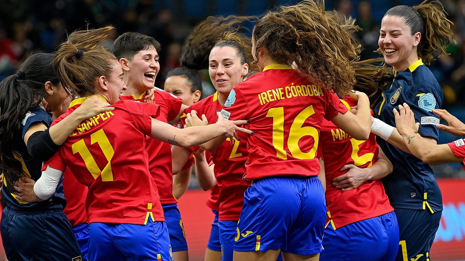 España celebra su tercera Eurocopa de fútbol sala femenino