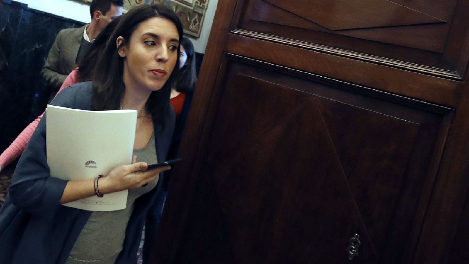 Irene Montero, tras defender la proposición de ley de igualdad salarial en el Congreso