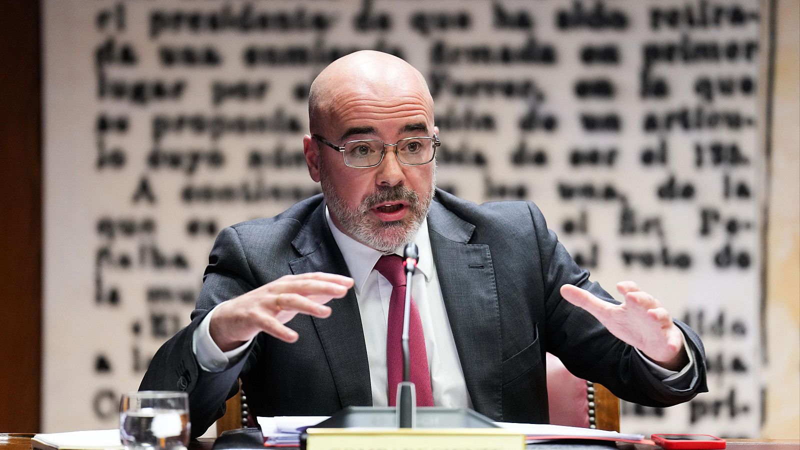 El delegado del Gobierno en Madrid, Francisco Martín Aguirre, comparece este lunes en la comisión del Senado sobre el caso Koldo.