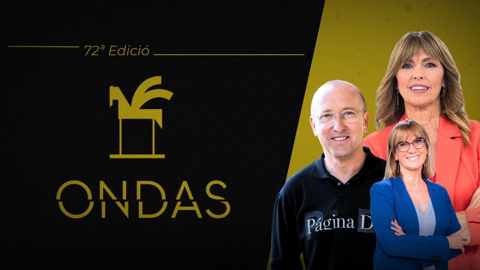 Cartell de la 72ª edició dels Premis Ondas