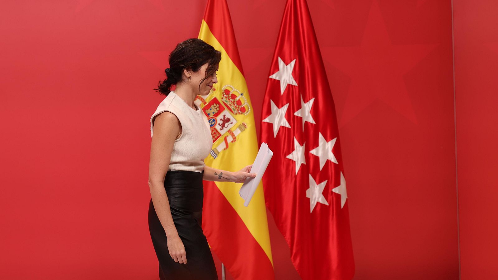 La presidenta de la Comunidad de Madrid, Isabel Díaz Ayuso