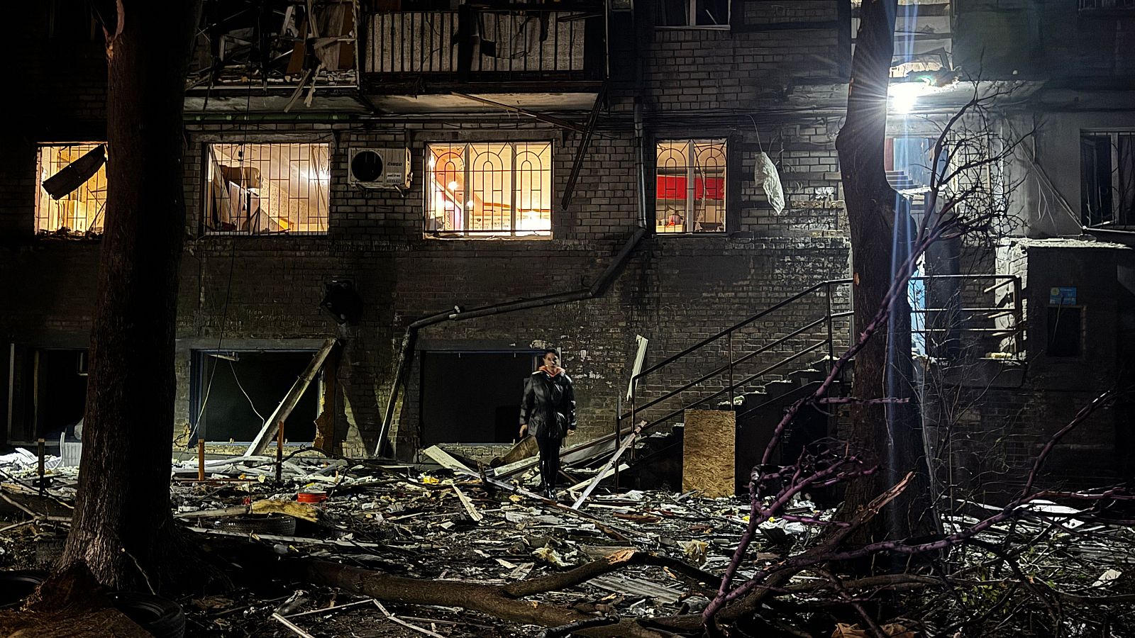 Ataque ruso a la ciudad ucraniana de Zaporiyia el 26 de noviembre de 2025