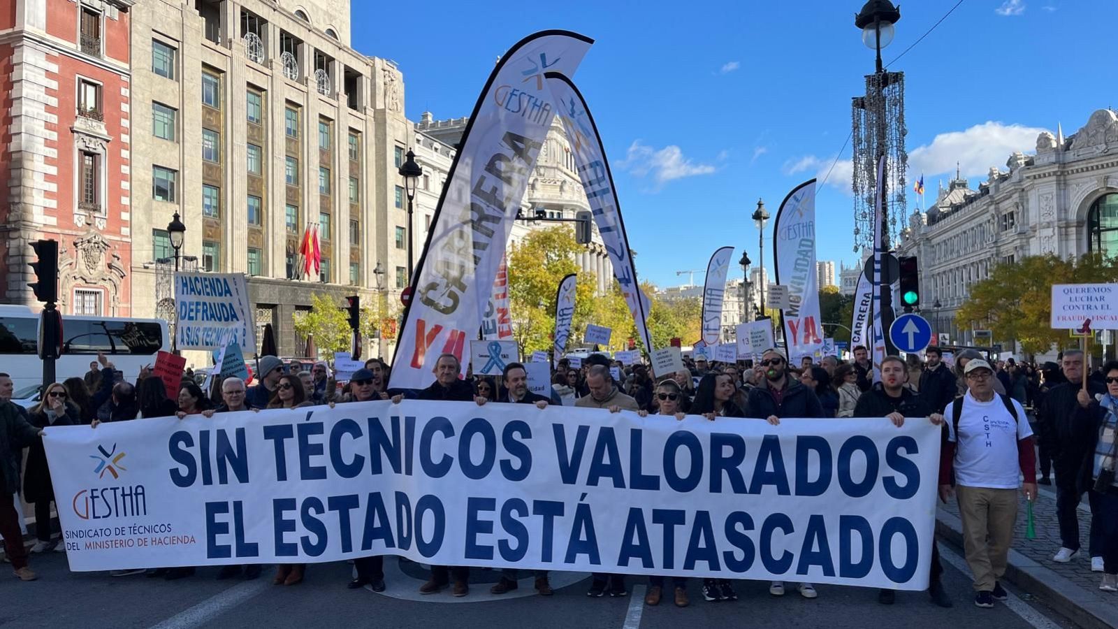 Los técnicos de Hacienda van a la huelga por primera vez en 17 años para exigir más recursos y mejoras laborales